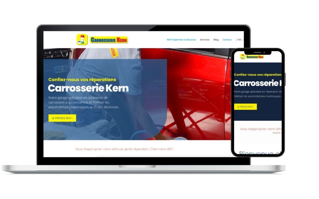 Lancement du site web Carrosserie Kern